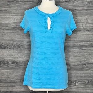 Vineyard Vine Short Sleeve Blouse Size Medium